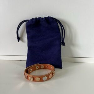 Tory Burch Leather Wrap Bracelet